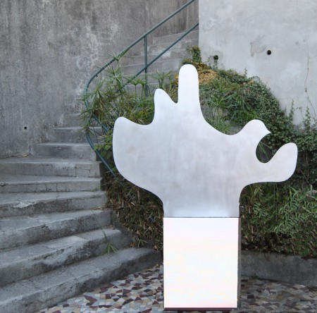 Don de l'artiste à l'Hôpital ; "L'oiseau Allégorique"